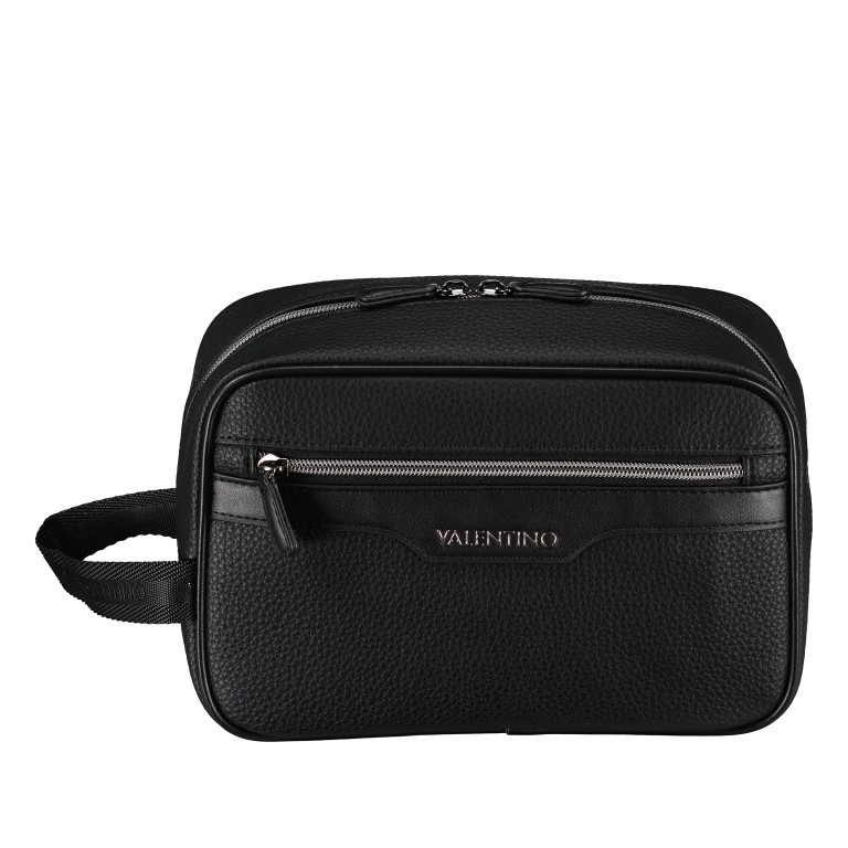 Kulturbeutel Efeo Nero, Farbe: schwarz, Marke: Valentino Bags, EAN: 8054942237569, Abmessungen in cm: 25.5x16.5x10, Bild 1 von 6