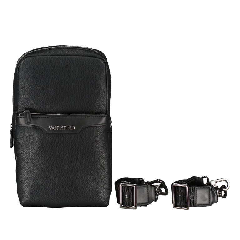 Umhängetasche / Rucksack Efeo Nero, Farbe: schwarz, Marke: Valentino Bags, EAN: 8054942238191, Abmessungen in cm: 18x30x8, Bild 1 von 6