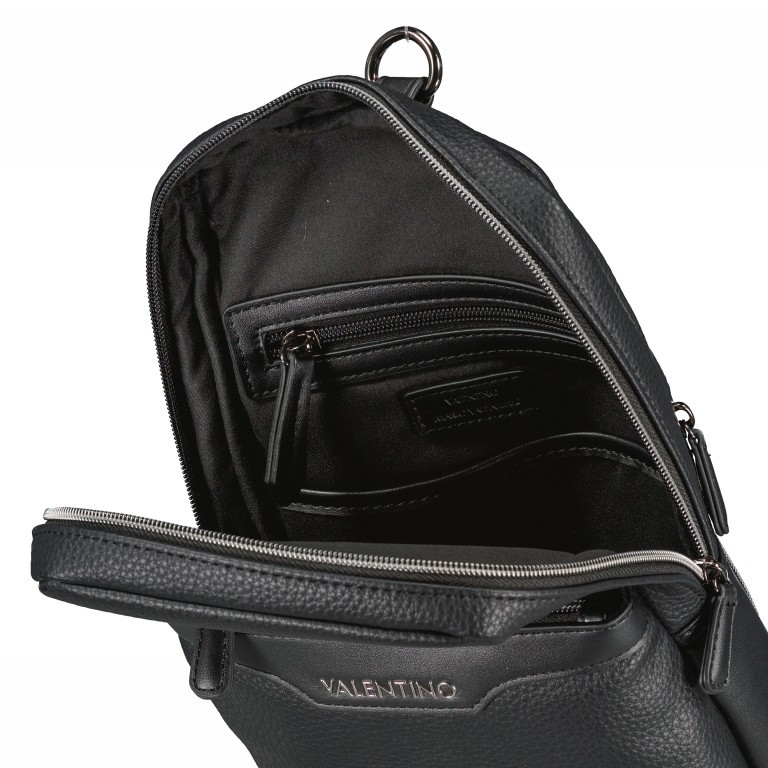 Umhängetasche / Rucksack Efeo Nero, Farbe: schwarz, Marke: Valentino Bags, EAN: 8054942238191, Abmessungen in cm: 18x30x8, Bild 6 von 6