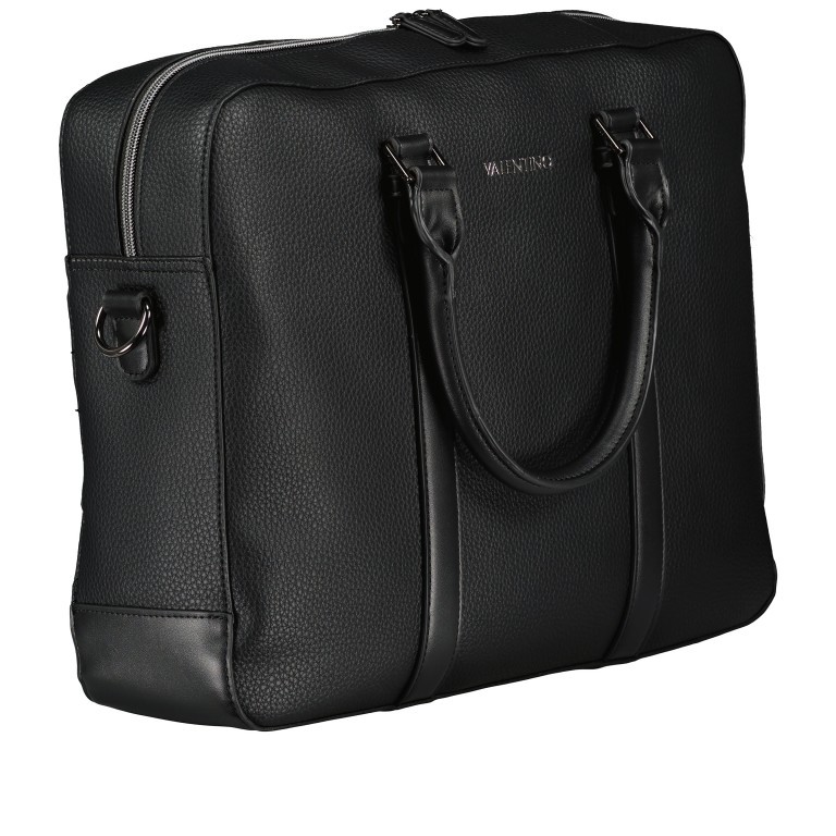 Aktentasche Efeo mit Laptopfach 15 Zoll Nero, Farbe: schwarz, Marke: Valentino Bags, EAN: 8054942238221, Abmessungen in cm: 40x30x9.5, Bild 2 von 7