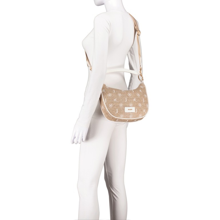 Beuteltasche Decoro Tessere Ginger MHZ White, Farbe: weiß, Marke: Joop!, EAN: 4048835180555, Abmessungen in cm: 27x20x5, Bild 7 von 9
