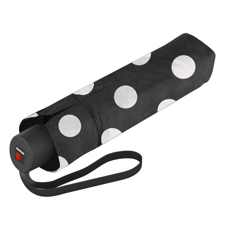 Schirm Umbrella Pocket Classic Dots White, Farbe: schwarz, Marke: Reisenthel, EAN: 4012013736933, Bild 1 von 2