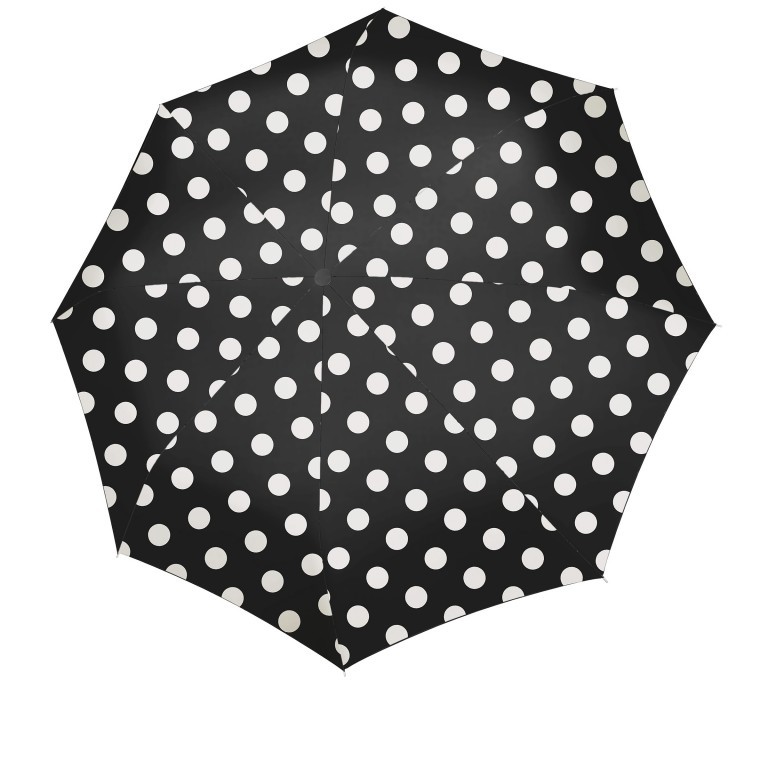 Schirm Umbrella Pocket Classic Dots White, Farbe: schwarz, Marke: Reisenthel, EAN: 4012013736933, Bild 2 von 2