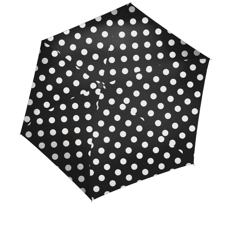 Schirm Umbrella Pocket Mini Dots White, Farbe: schwarz, Marke: Reisenthel, EAN: 4012013736940, Bild 2 von 2