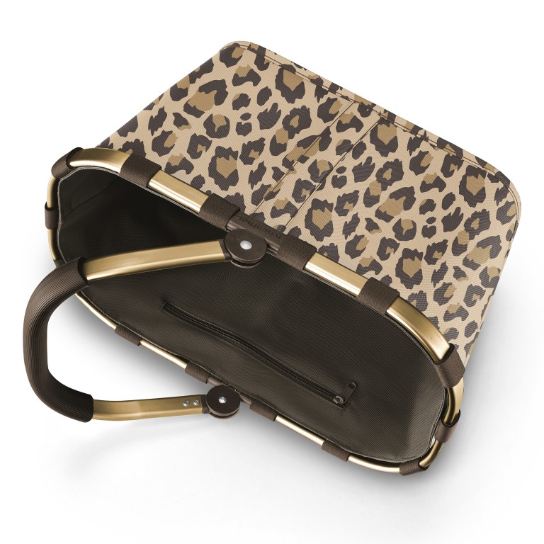 Einkaufskorb Carrybag Frame Leo Macchiato, Farbe: braun, Marke: Reisenthel, EAN: 4012013735646, Abmessungen in cm: 48x49x28, Bild 3 von 4