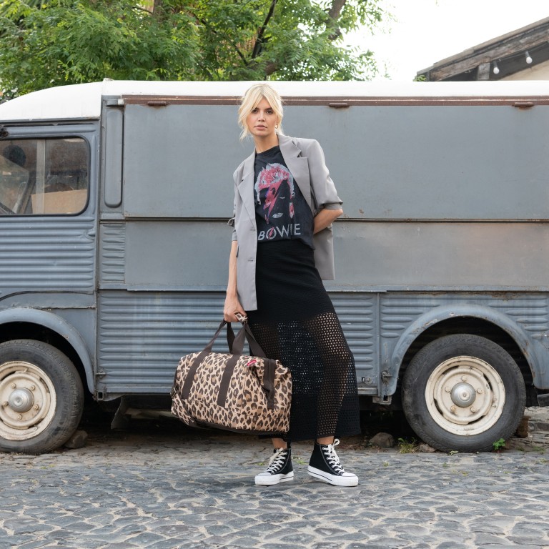 Reisetasche Allrounder L Leo Macchiato, Farbe: braun, Marke: Reisenthel, EAN: 4012013737190, Abmessungen in cm: 48x39.5x29, Bild 3 von 6