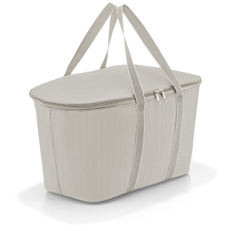 Kühltasche Coolerbag Herringbone Sand, Farbe: beige, Marke: Reisenthel, EAN: 4012013737107, Abmessungen in cm: 44.5x24.5x25, Bild 1 von 3