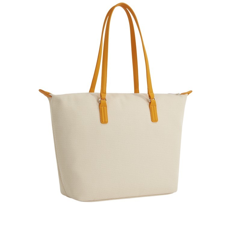 Shopper Poppy Canvas Tote Bag Rich Ochre Natural Canvas, Farbe: beige, Marke: Tommy Hilfiger, EAN: 8720646511617, Abmessungen in cm: 31x30.5x13, Bild 2 von 4