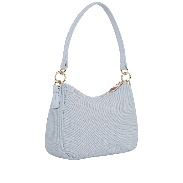 Umhängetasche Poppy Canvas Shoulder Bag Breezy Blue, Farbe: blau/petrol, Marke: Tommy Hilfiger, EAN: 8720646510726, Abmessungen in cm: 25.5x17x8.5, Bild 2 von 4