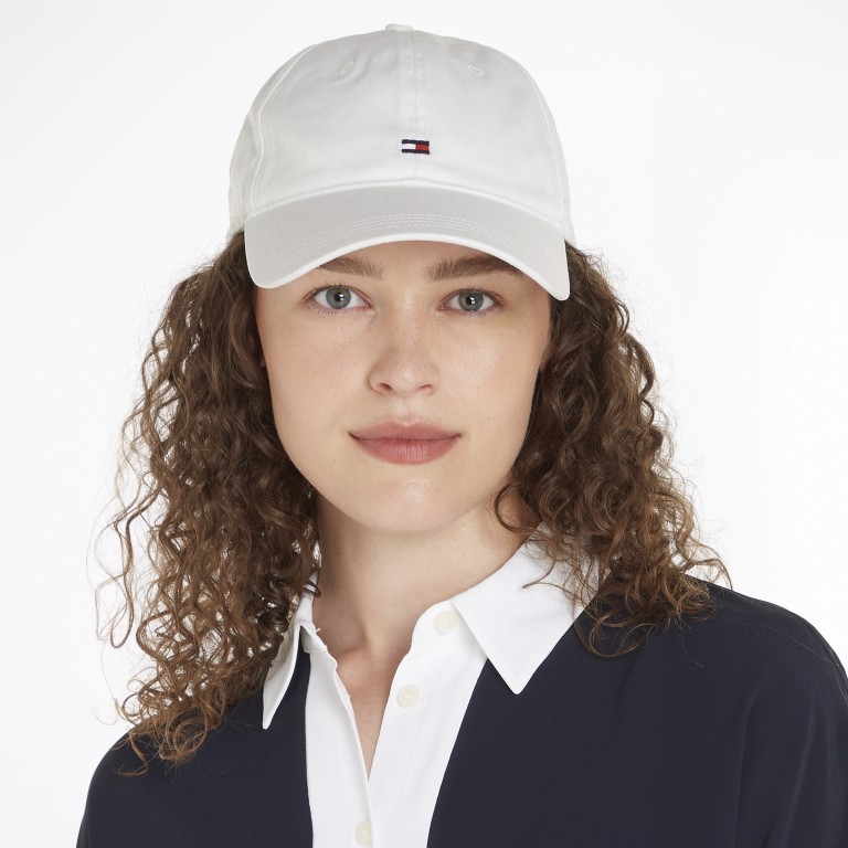 Mütze Essential Flag Cap Optic White, Farbe: weiß, Marke: Tommy Hilfiger, EAN: 8720646509249, Bild 3 von 3