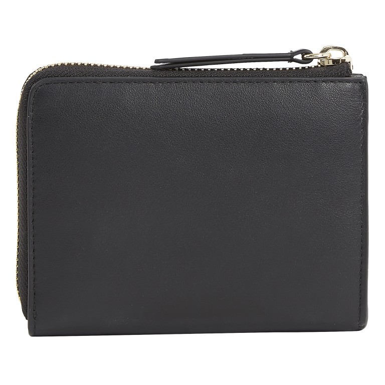 Geldbörse Leather Medium Wallet Zip Around Black, Farbe: schwarz, Marke: Tommy Hilfiger, EAN: 8720646507603, Abmessungen in cm: 13x10x2.5, Bild 2 von 3