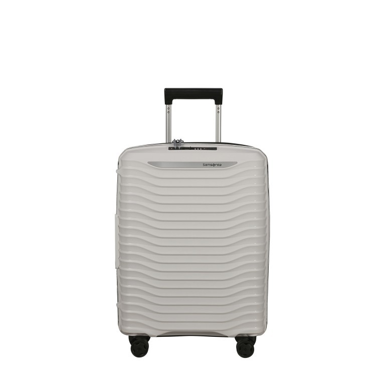 Koffer Upscape Spinner 55 erweiterbar auf 45 Liter Cloud White, Farbe: weiß, Marke: Samsonite, EAN: 5400520249487, Abmessungen in cm: 40x55x20, Bild 1 von 14