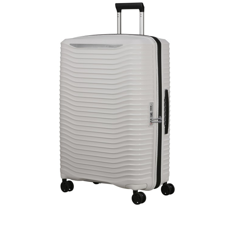 Koffer Upscape Spinner 75 erweiterbar auf 114 Liter Cloud White, Farbe: weiß, Marke: Samsonite, EAN: 5400520249524, Abmessungen in cm: 51x75x30, Bild 2 von 12