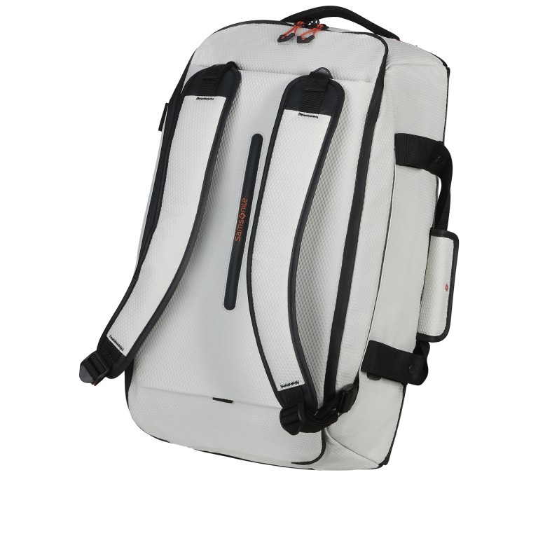 Reisetasche Ecodiver Duffle S auch als Rucksack nutzbar Cloud White, Farbe: weiß, Marke: Samsonite, EAN: 5400520248527, Abmessungen in cm: 31x55x24, Bild 3 von 11
