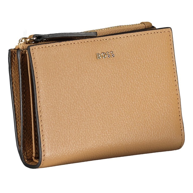 Geldbörse Alyce Flap Wallet Medium Beige, Farbe: cognac, Marke: BOSS, EAN: 4063541880032, Abmessungen in cm: 12.5x9x2, Bild 2 von 4