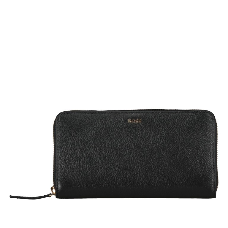 Geldbörse Alyce Wallet Zip Around Black, Farbe: schwarz, Marke: Boss, EAN: 4063541880001, Abmessungen in cm: 19x10.5x2.5, Bild 1 von 4