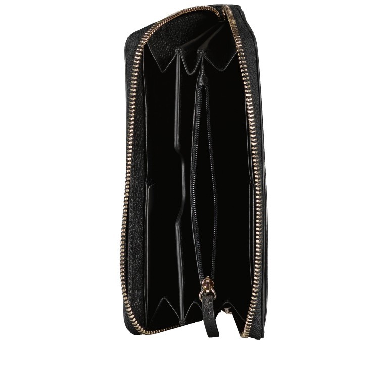 Geldbörse Alyce Wallet Zip Around Black, Farbe: schwarz, Marke: BOSS, EAN: 4063541880001, Abmessungen in cm: 19x10.5x2.5, Bild 4 von 4