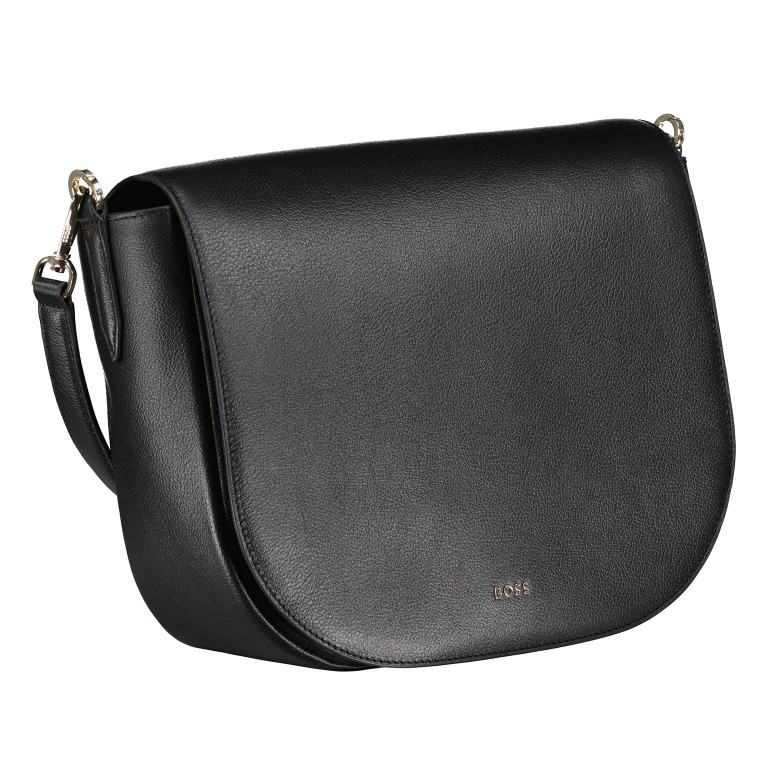 Umhängetasche Alyce Saddle Bag Black, Farbe: schwarz, Marke: BOSS, EAN: 4063541879920, Abmessungen in cm: 33x25x9, Bild 2 von 7