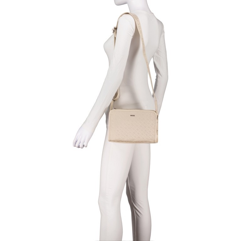 Umhängetasche Sandy Crossbody MB Light Beige, Farbe: cognac, Marke: BOSS, EAN: 4063541103742, Abmessungen in cm: 23.5x15.5x7.5, Bild 4 von 6