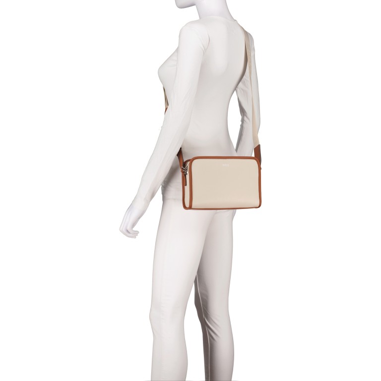 Umhängetasche Sandy Crossbody W. Open White, Farbe: beige, Marke: BOSS, EAN: 4063541152764, Abmessungen in cm: 23.5x15.5x7.5, Bild 5 von 6