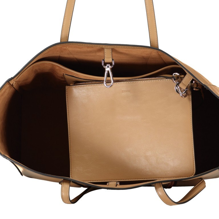 Shopper Liriel Medium Beige, Farbe: cognac, Marke: BOSS, EAN: 4063541103223, Abmessungen in cm: 39x31.5x17, Bild 6 von 6