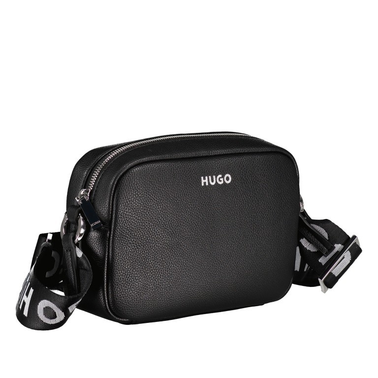 Umhängetasche Bel Crossbody Black, Farbe: schwarz, Marke: HUGO, EAN: 4063537849937, Abmessungen in cm: 19.5x12.5x6, Bild 2 von 6