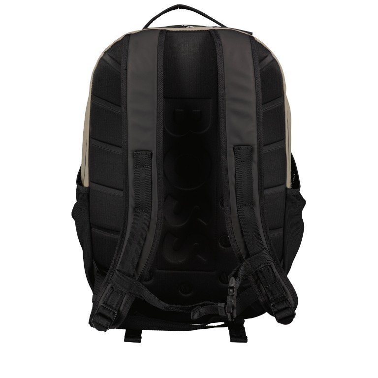 Rucksack Stormy Backpack Light Pastel Green, Farbe: taupe/khaki, Marke: Boss, EAN: 4063541651298, Abmessungen in cm: 30.6x50x18, Bild 4 von 8