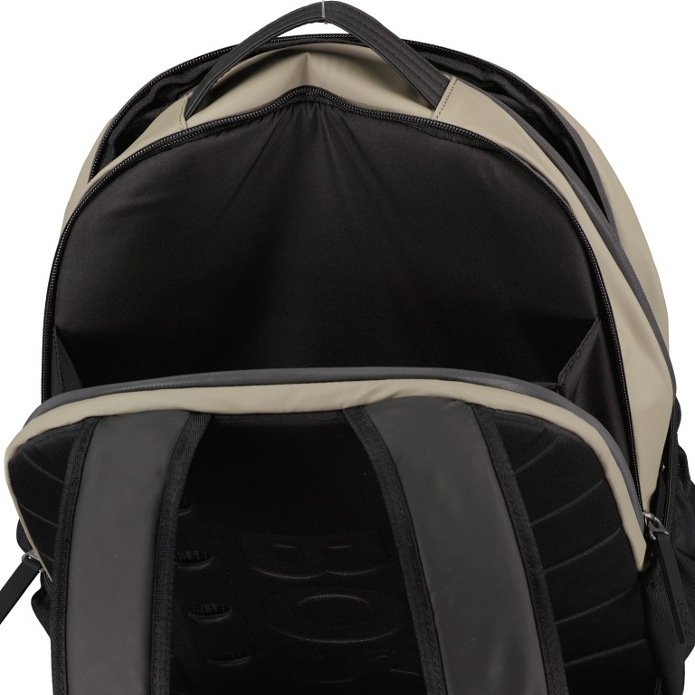 Rucksack Stormy Backpack Light Pastel Green, Farbe: taupe/khaki, Marke: Boss, EAN: 4063541651298, Abmessungen in cm: 30.6x50x18, Bild 8 von 8