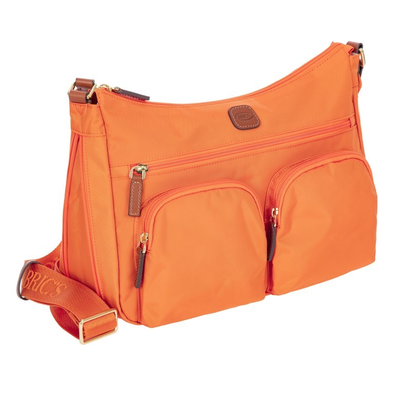 Umhängetasche X-BAG & X-Travel Sunset, Farbe: orange, Marke: Brics, EAN: 8016623916514, Abmessungen in cm: 34x24x8, Bild 2 von 7
