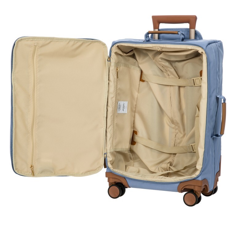 Koffer X-BAG & X-Travel 55 cm Sky, Farbe: blau/petrol, Marke: Brics, EAN: 8016623916781, Abmessungen in cm: 36x55x23, Bild 8 von 10