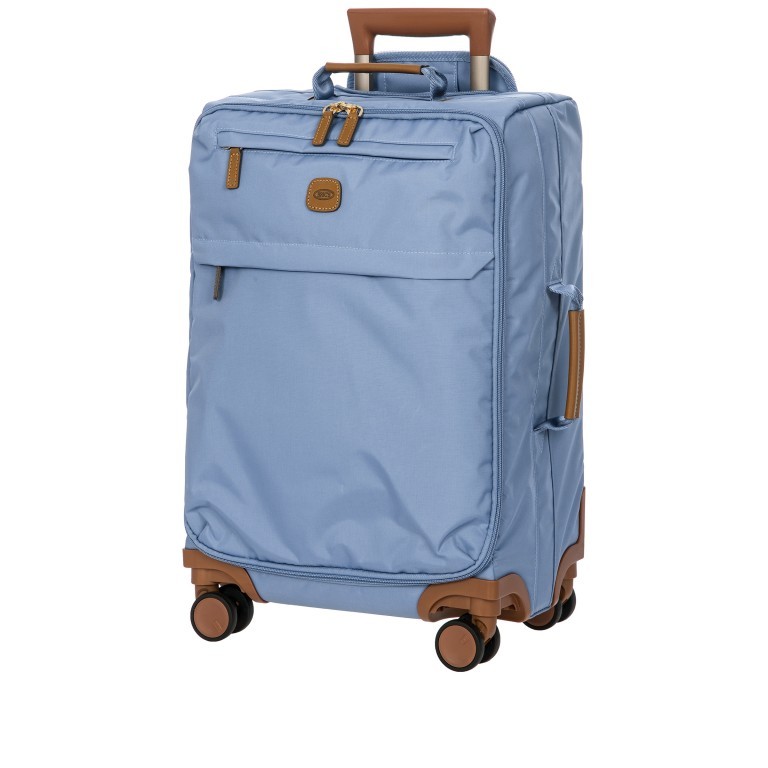 Koffer X-BAG & X-Travel 55 cm Sky, Farbe: blau/petrol, Marke: Brics, EAN: 8016623916781, Abmessungen in cm: 36x55x23, Bild 2 von 10
