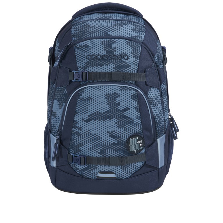Rucksack Mate 30 Liter Geometric Sky, Farbe: blau/petrol, Marke: Coocazoo, EAN: 4047443510563, Abmessungen in cm: 30x44x23, Bild 1 von 9