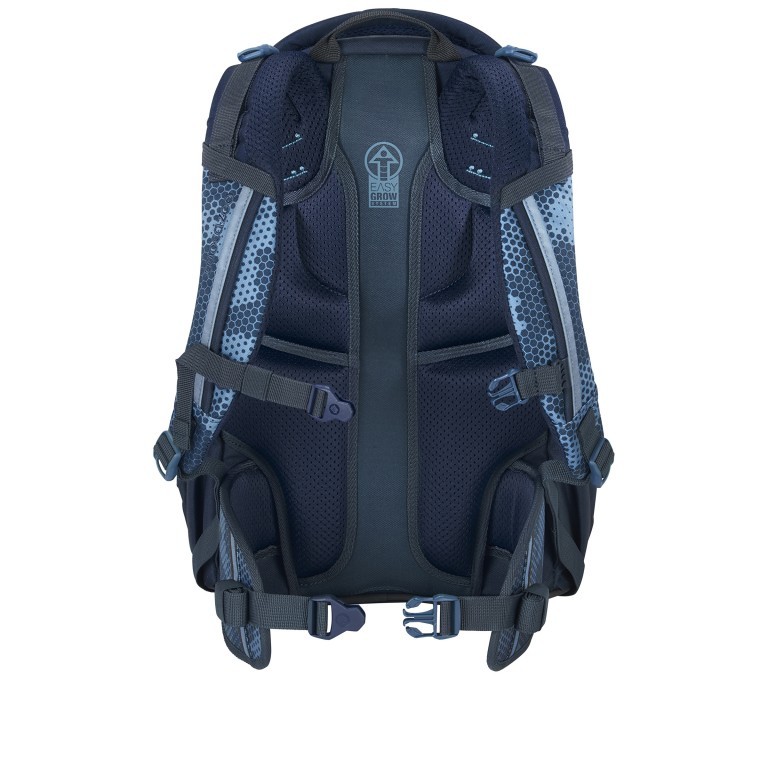Rucksack Mate 30 Liter Geometric Sky, Farbe: blau/petrol, Marke: Coocazoo, EAN: 4047443510563, Abmessungen in cm: 30x44x23, Bild 2 von 9