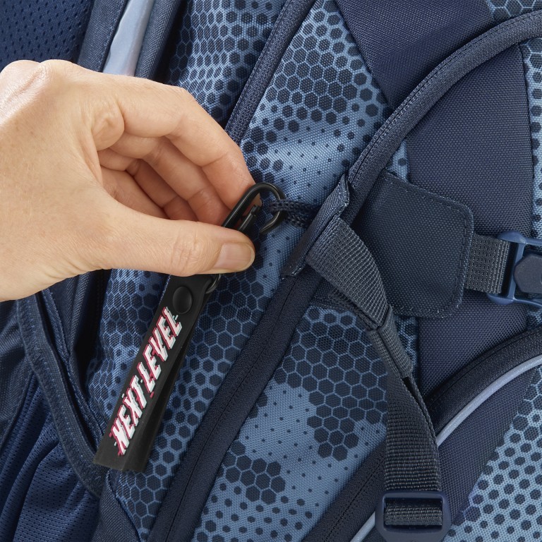 Rucksack Mate 30 Liter Geometric Sky, Farbe: blau/petrol, Marke: Coocazoo, EAN: 4047443510563, Abmessungen in cm: 30x44x23, Bild 6 von 9