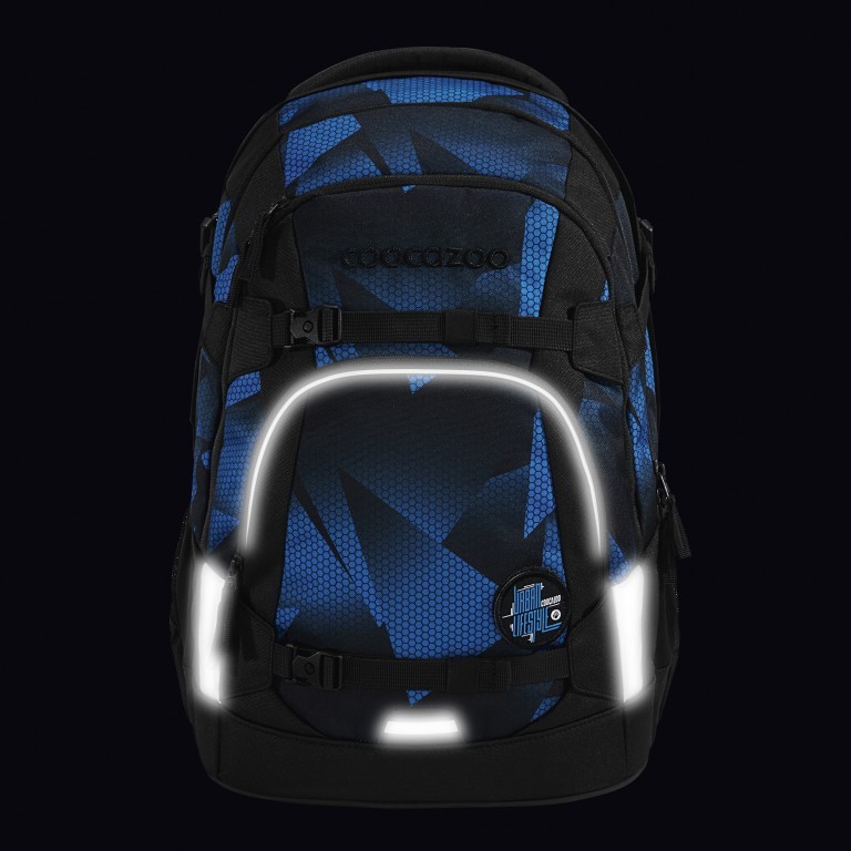 Rucksack Mate 30 Liter Electric Ice, Farbe: blau/petrol, Marke: Coocazoo, EAN: 4047443510587, Abmessungen in cm: 30x44x23, Bild 9 von 9