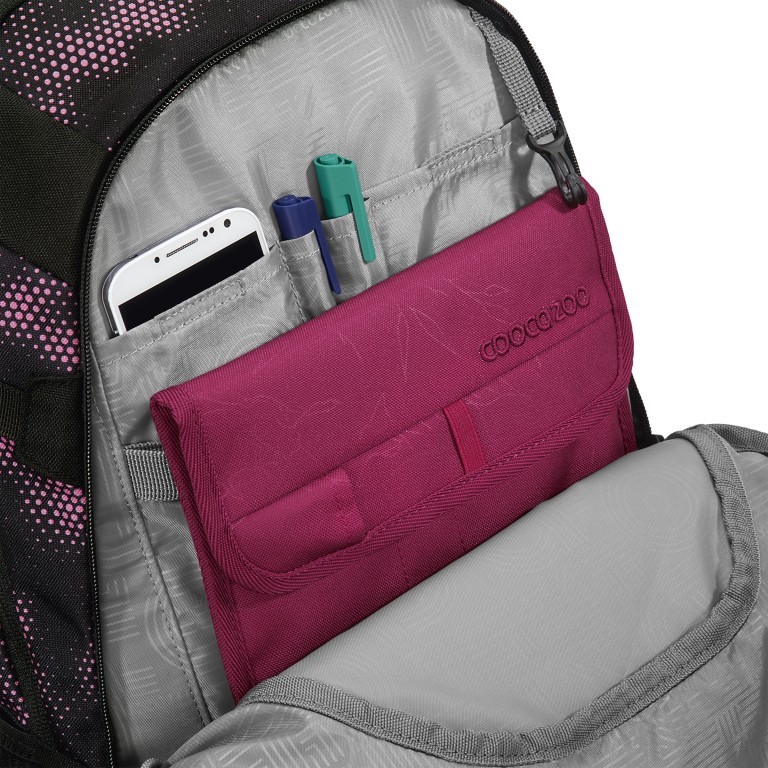 Rucksack Mate Pink Illusion, Farbe: rosa/pink, Marke: Coocazoo, EAN: 4047443510532, Abmessungen in cm: 30x44x23, Bild 3 von 9