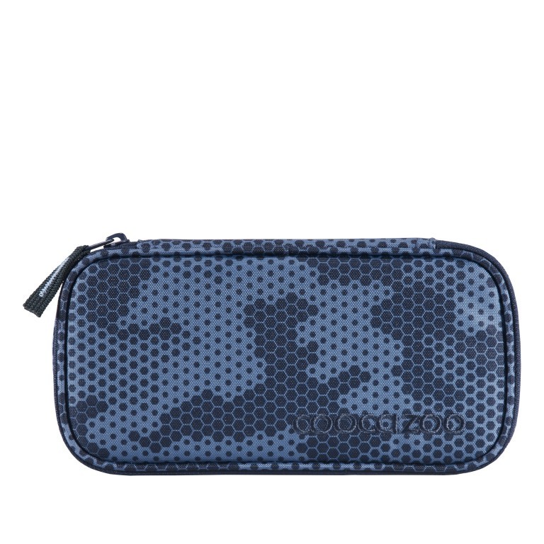 Federmäppchen Geometric Sky, Farbe: blau/petrol, Marke: Coocazoo, EAN: 4047443510792, Abmessungen in cm: 24x11x6, Bild 1 von 2