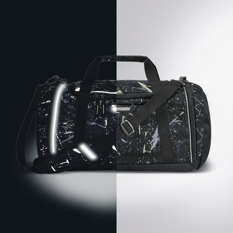 Sporttasche Reflective Splash, Farbe: schwarz, Marke: Coocazoo, EAN: 4047443510983, Abmessungen in cm: 42x21x20, Bild 3 von 3