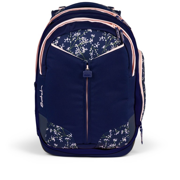 Rucksack Match 2024 erweiterbar auf 35 Liter Bloomy Breeze, Farbe: blau/petrol, Marke: Satch, EAN: 4057081185467, Abmessungen in cm: 39.5x45x21, Bild 10 von 11