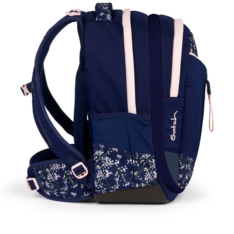 Rucksack Match 2025 erweiterbar auf 35 Liter Bloomy Breeze, Farbe: blau/petrol, Marke: Satch, EAN: 4057081185467, Abmessungen in cm: 30x45x24, Bild 3 von 10