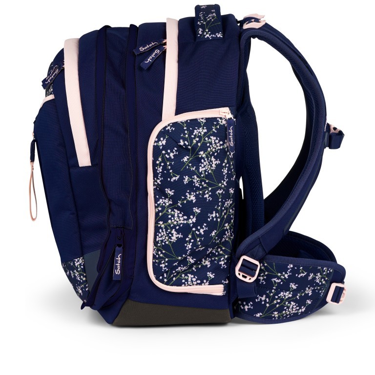 Rucksack Match 2025 erweiterbar auf 35 Liter Bloomy Breeze, Farbe: blau/petrol, Marke: Satch, EAN: 4057081185467, Abmessungen in cm: 30x45x24, Bild 6 von 10