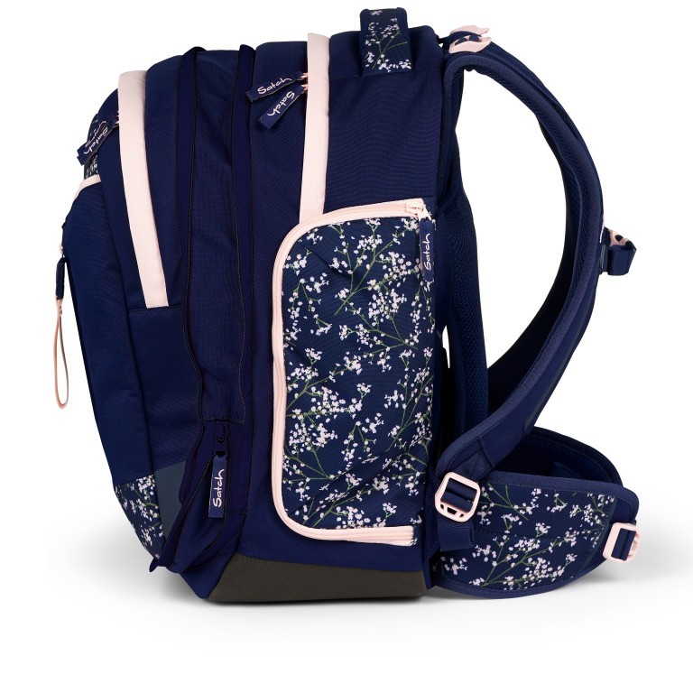 Rucksack Match 2024 erweiterbar auf 35 Liter Bloomy Breeze, Farbe: blau/petrol, Marke: Satch, EAN: 4057081185467, Abmessungen in cm: 39.5x45x21, Bild 6 von 11