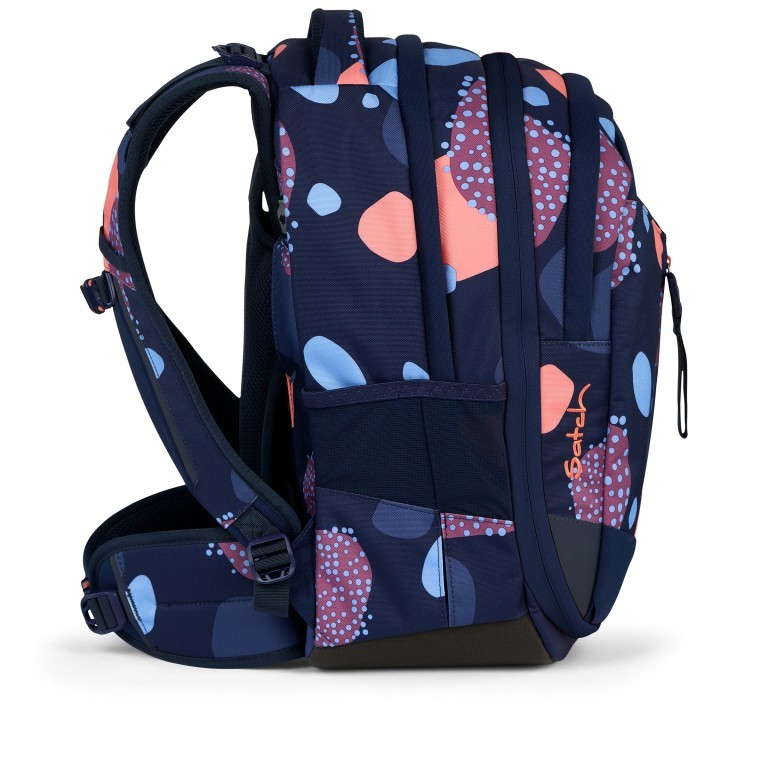 Rucksack Match 2025 erweiterbar auf 35 Liter Coral Reef, Farbe: orange, Marke: Satch, EAN: 4057081185528, Abmessungen in cm: 30x45x24, Bild 3 von 11