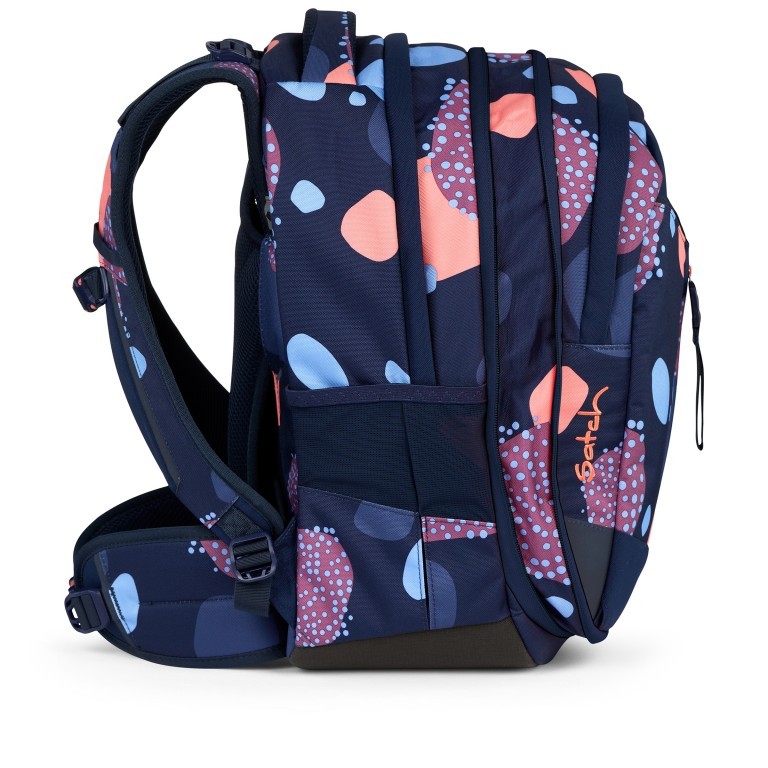 Rucksack Match 2025 erweiterbar auf 35 Liter Coral Reef, Farbe: orange, Marke: Satch, EAN: 4057081185528, Abmessungen in cm: 30x45x24, Bild 4 von 11