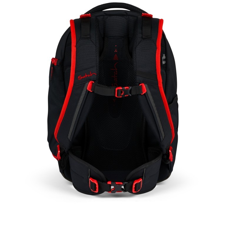 Rucksack Match 2025 erweiterbar auf 35 Liter Fire Phantom, Farbe: anthrazit, Marke: Satch, EAN: 4057081185450, Abmessungen in cm: 30x45x24, Bild 5 von 10