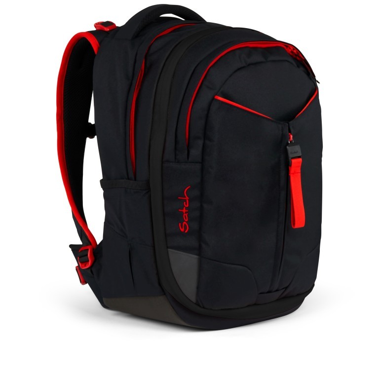 Rucksack Match 2024 erweiterbar auf 35 Liter Fire Phantom, Farbe: anthrazit, Marke: Satch, EAN: 4057081185450, Abmessungen in cm: 39.5x45x21, Bild 2 von 11