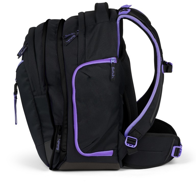 Rucksack Match 2024 erweiterbar auf 35 Liter Purple Phantom, Farbe: flieder/lila, Marke: Satch, EAN: 4057081185443, Abmessungen in cm: 39.5x45x21, Bild 6 von 11