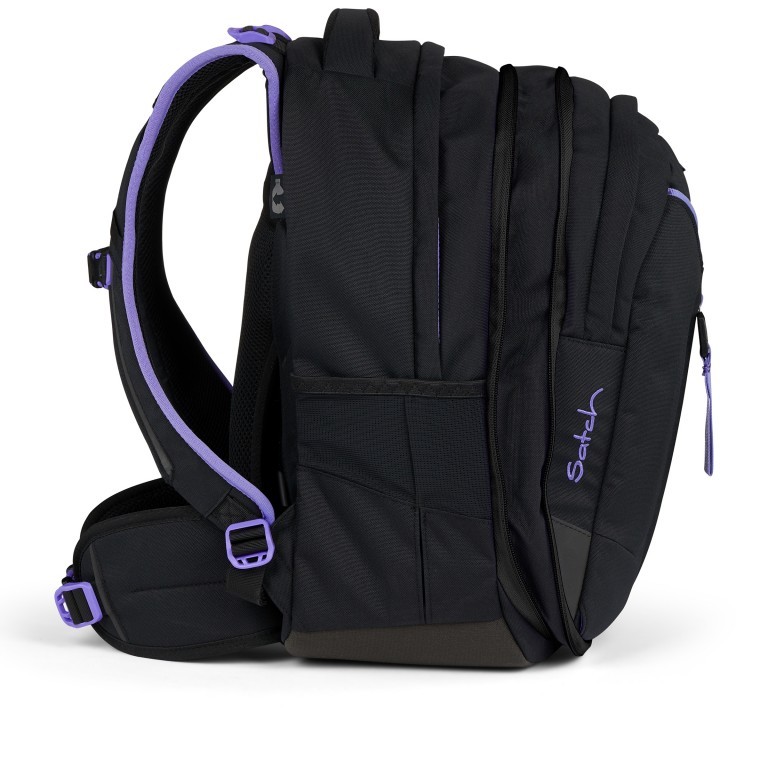 Rucksack Match 2024 erweiterbar auf 35 Liter Purple Phantom, Farbe: flieder/lila, Marke: Satch, EAN: 4057081185443, Abmessungen in cm: 39.5x45x21, Bild 4 von 11