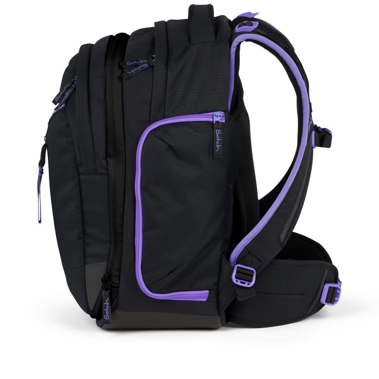 Rucksack Match 2025 erweiterbar auf 35 Liter Purple Phantom, Farbe: flieder/lila, Marke: Satch, EAN: 4057081185443, Abmessungen in cm: 30x45x24, Bild 7 von 10
