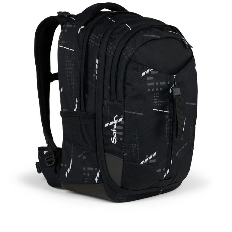 Rucksack Match Reflective Style 2024 erweiterbar auf 35 Liter Ninja Matrix, Farbe: schwarz, Marke: Satch, EAN: 4057081185481, Abmessungen in cm: 39.5x45x21, Bild 2 von 10